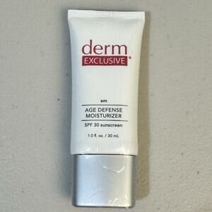 Derm Exclusive Age Defense Creamy Moisturizer SPF 30 Sunscreen 1.0 oz Sealed